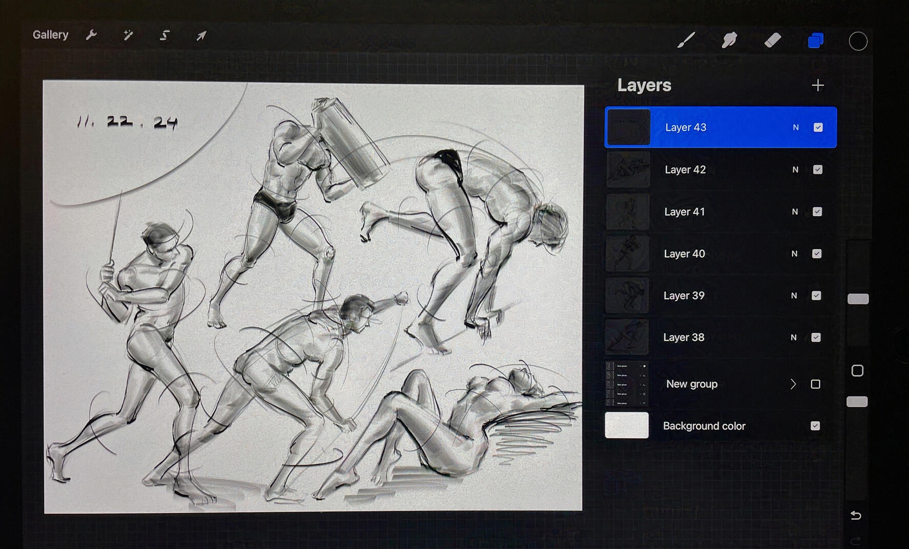 FFXV group selfie doodle