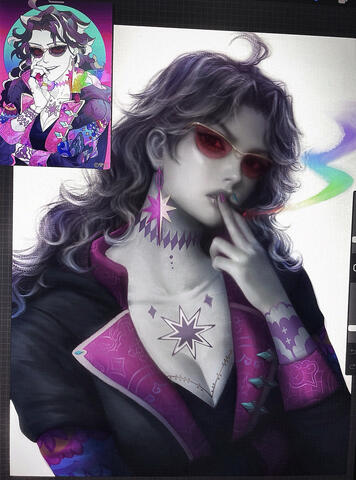 Pit Fighter VI rough doodle