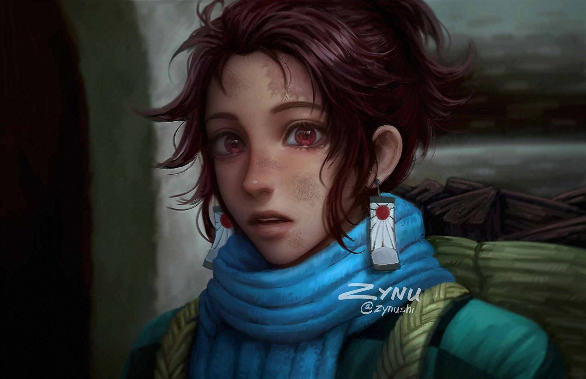 Tanjiro Scene Redraw