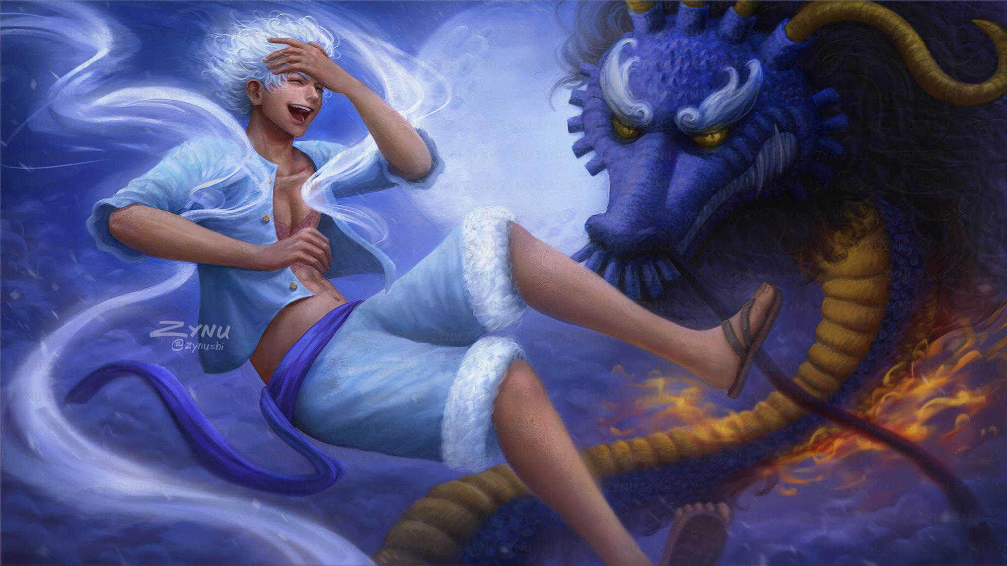 Gear 5 Luffy vs Kaido