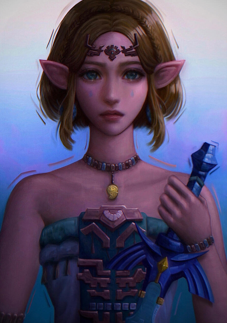Zelda and the Master Sword