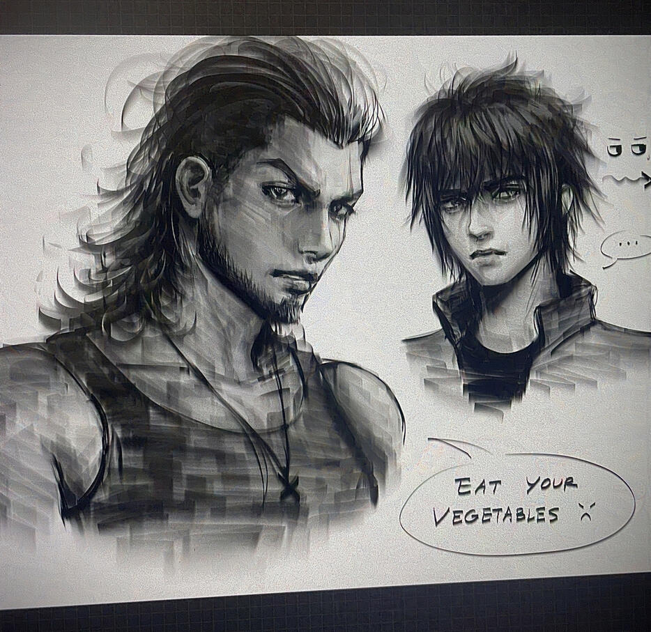 FFXV Gladio and Noct doodle