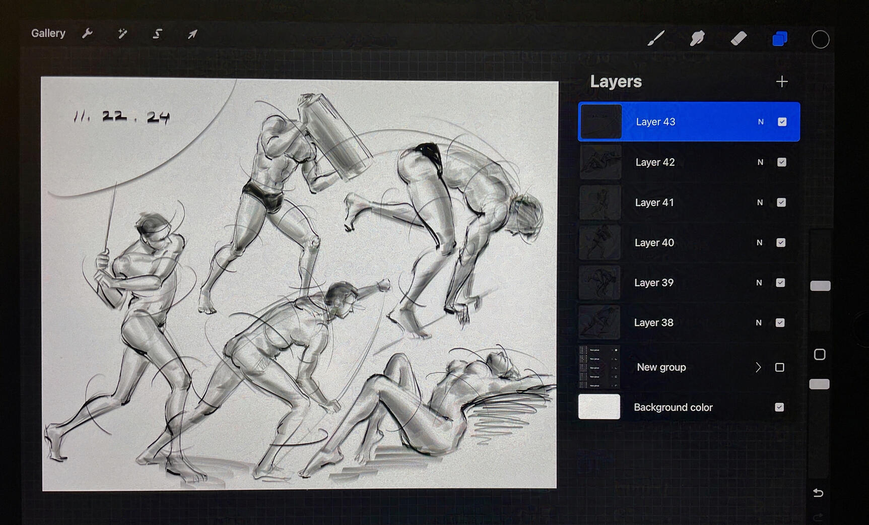 FFXV group selfie doodle